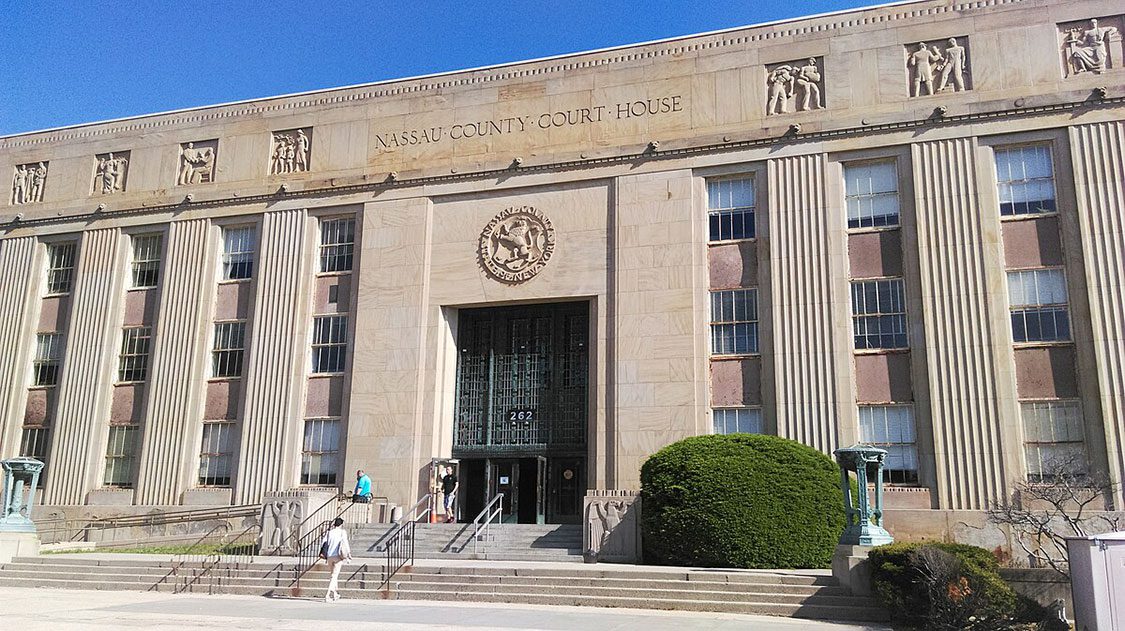 Nassau County Court House in Mineola, New York